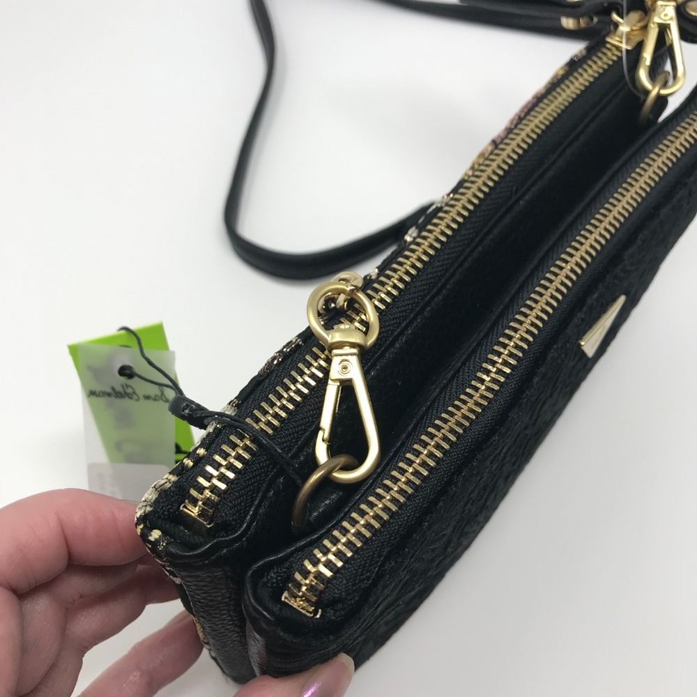 SAM EDELMAN🌺Alisha Tapestry Velvet Floral Bag - Picture 6 of 8